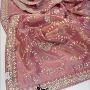 Kanchivaram Tissue Zardoji Jaal Saree