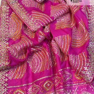 Tussar Silk Maharani Pink Saree