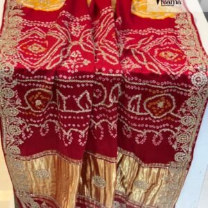 Gazi Silk Fabiyana Handwork Saree