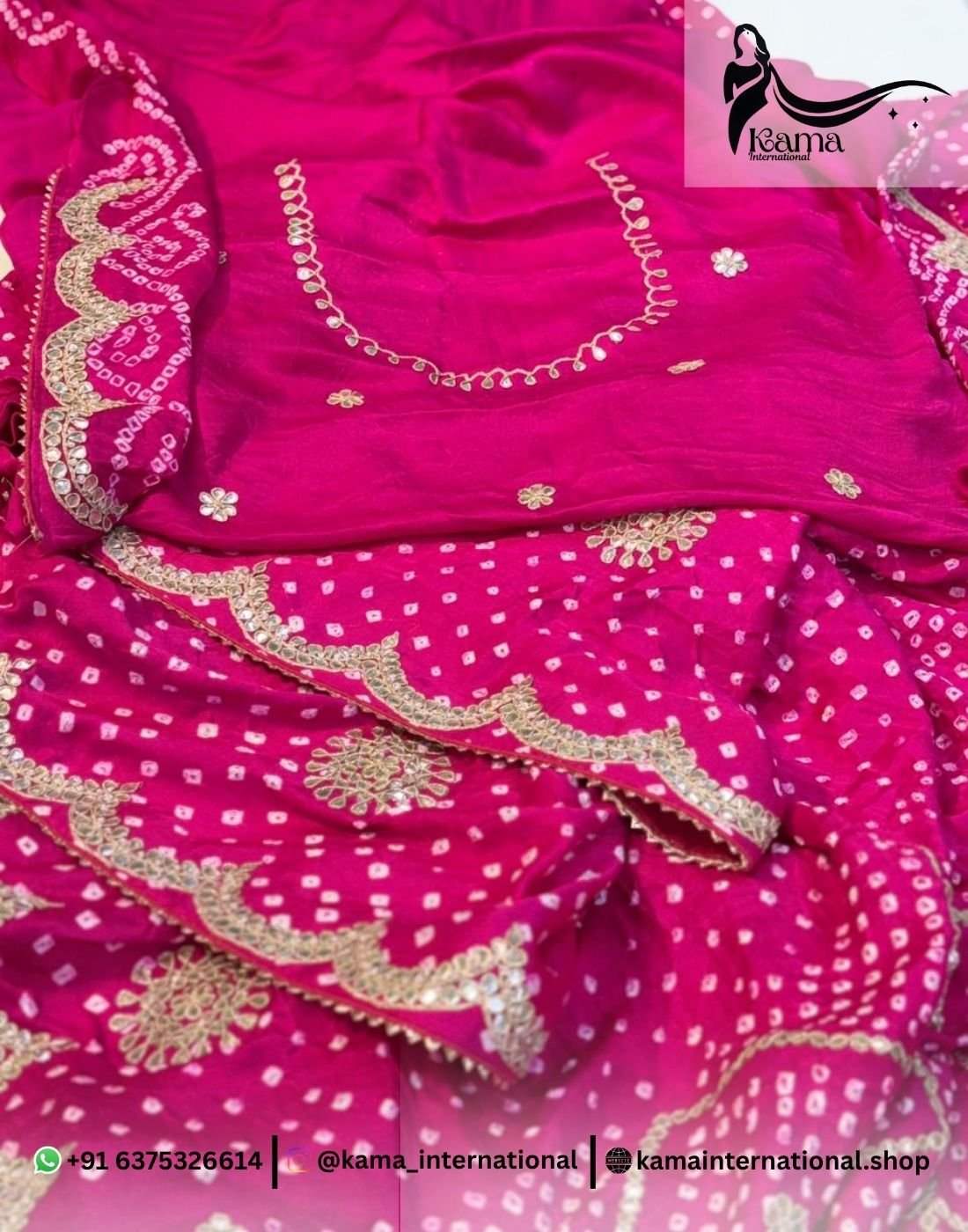 Gazi Silk Pink Jaal Saree - Image 3