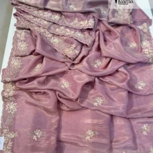 Kora Tissue Zardoji Saree